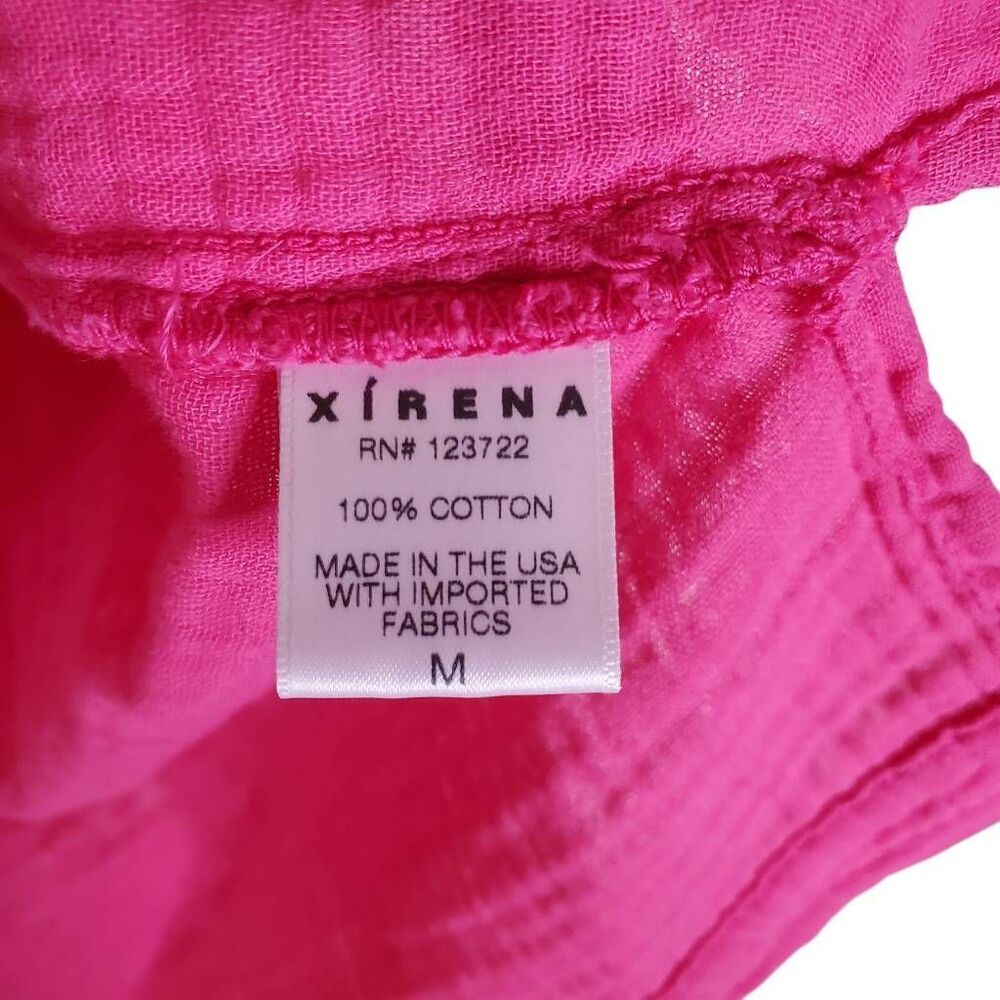 Xirena Avery 100% Cotton Gauze Muslin Top Hot Pink Size‎ M - Picture 9 of 13